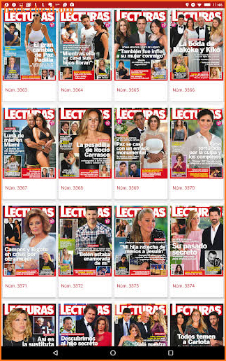Lecturas Revista screenshot
