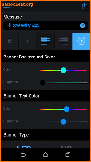 LED Banner Pro FREE -  Scrolling Text Display App screenshot