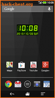 LED clock widget -Me Clock screenshot