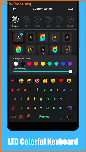 LED Colorful Keyboard screenshot