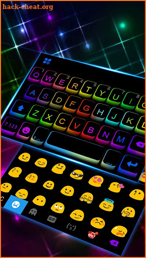 Led Colorful Keyboard Theme screenshot