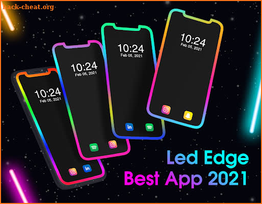 LED Edge Lighting: Edge Notification on Call & SMS screenshot