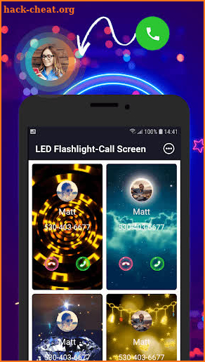 LED Flashlight-Call Screen screenshot