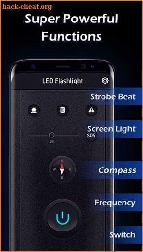 LED Flashlight - LED Flash Colorful Background screenshot