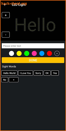 LED FlashLight - LED Scroller(LED Reminder Light) screenshot