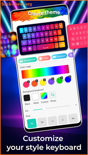LED Keyboard - Live Keyboard screenshot