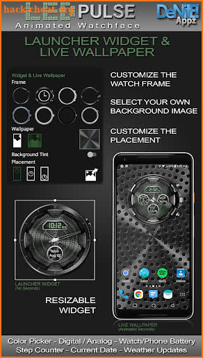 LED Pulse HD Watch Face screenshot