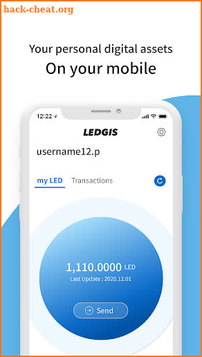 Ledgis Wallet screenshot
