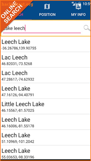 Leech Lake Offline GPS Map Navigator screenshot