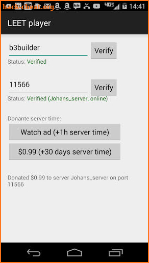 LEET Donations (NOT Servers) screenshot