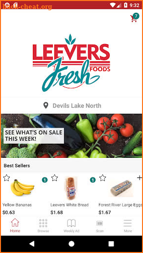 Leevers Foods screenshot