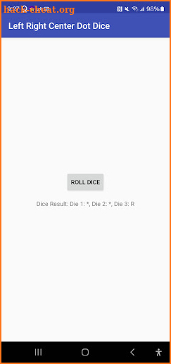 Left Right Center Dot Dice screenshot