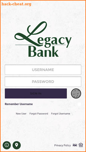 Legacy Bank Iowa screenshot