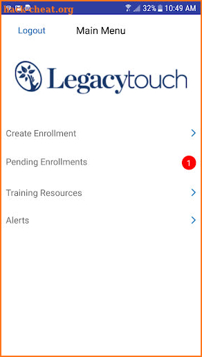 Legacy Touch screenshot