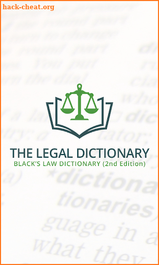 Legal Dictionary screenshot