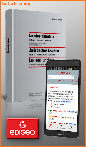 Legal lexicon in 3 languages screenshot
