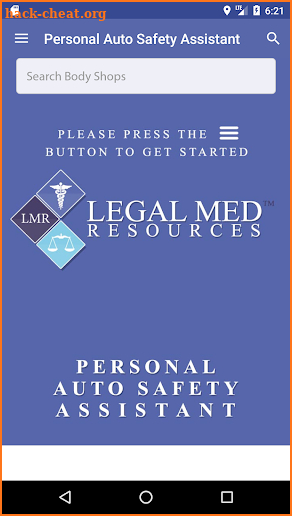 Legal Med Auto Safety Assistant screenshot