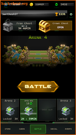 Legends Arena: Free Online PvP Strategy Card Game screenshot