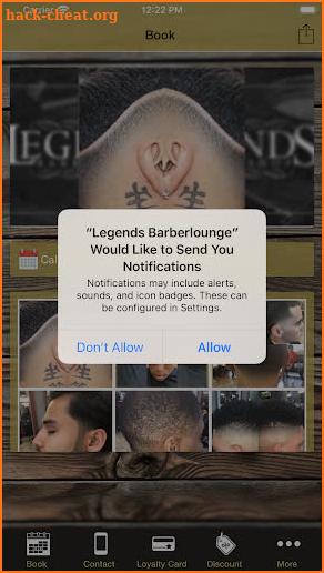 Legends Barberlounge screenshot