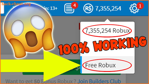 Legit Way To Get Robux : Over 100M Free Robux screenshot