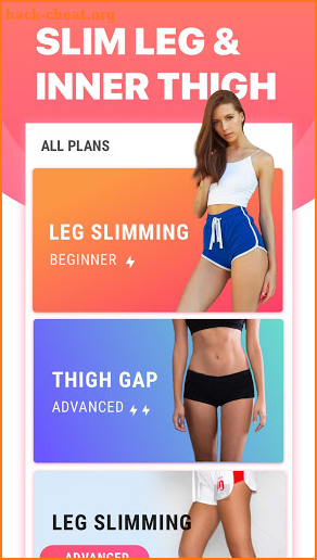 Legs Workout - Slim Legs & Burn Thigh Fat screenshot
