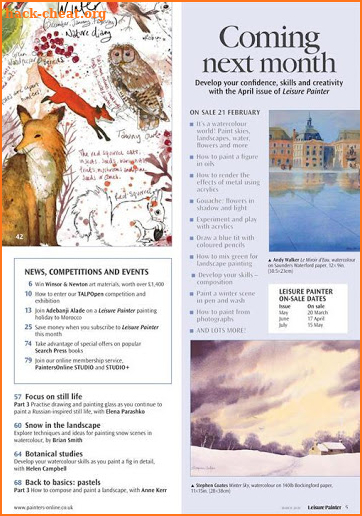 Leisure Painter Magazine screenshot