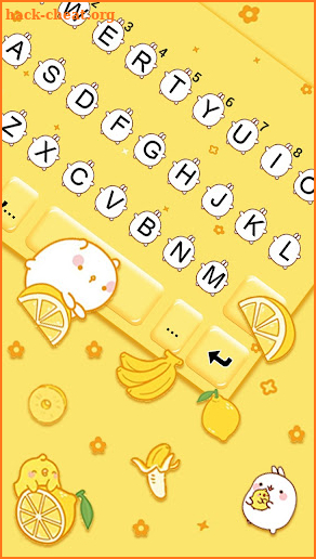 Lemon Bunny Gravity Themes screenshot