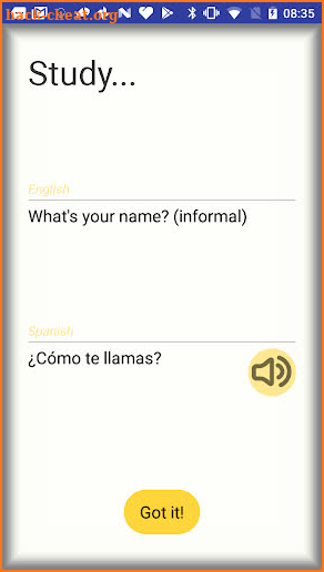 Lengua Spanish screenshot