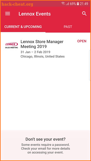 Lennox Events screenshot
