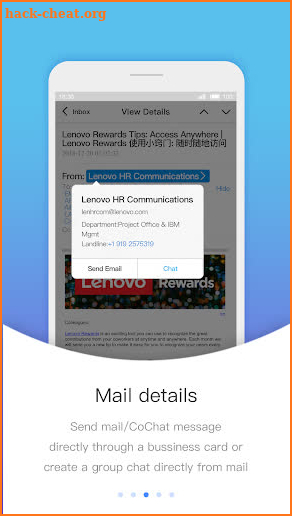 Lenovo CoChat screenshot