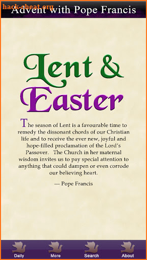 Lent-Easter with Pope Francis screenshot