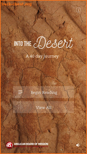 Lent Study - Into The Desert screenshot