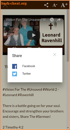 Leonard Ravenhill Sermons screenshot