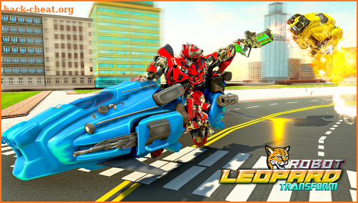 Leopard Robot Transform : Robot Bike Games screenshot