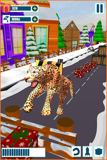 Leopard Survival:Endless Cheetah rush Animal Game screenshot