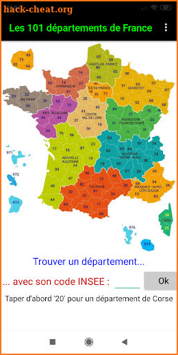 Les 101 départements de France screenshot