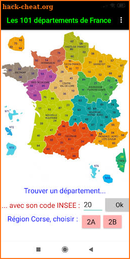 Les 101 départements de France screenshot