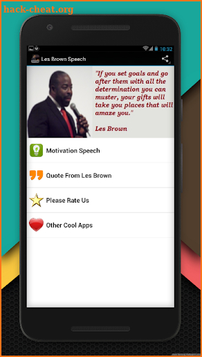 Les Brown Motivation Speech screenshot