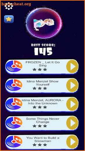 Let It Go Hop Tiles Beat - Frozen screenshot
