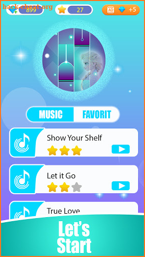 Let it Go : Princess Piano Tiles screenshot