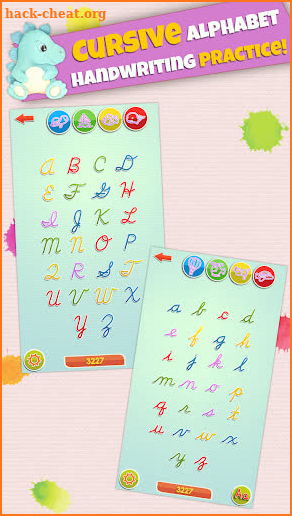 LetraKid Cursive: Alphabet Letters Writing Kids screenshot