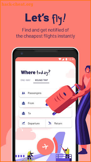 Let’s Fly booking cheap flights best flight rates screenshot