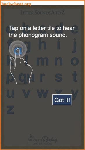 Letter Sounds A to Z screenshot