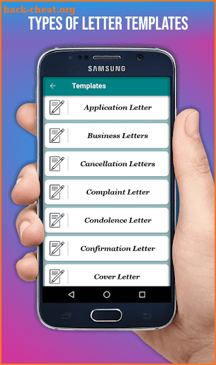 Letter Templates Offline - Business & Cover Letter screenshot