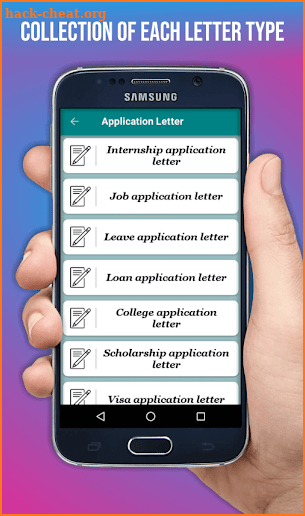 Letter Templates Offline - Business & Cover Letter screenshot