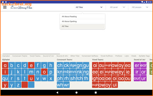 Letter Tiles for Learning screenshot
