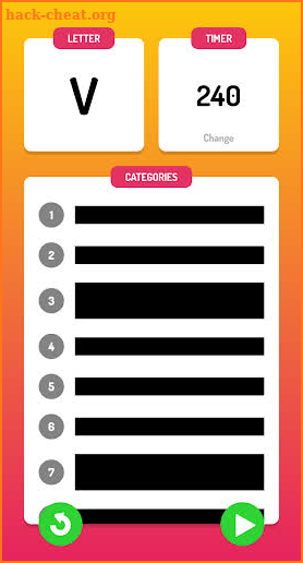 Lettergories - Category Game screenshot
