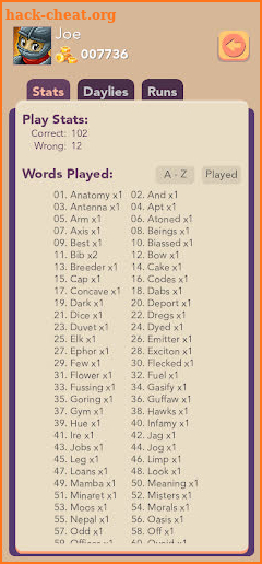 Letters - Word Search screenshot