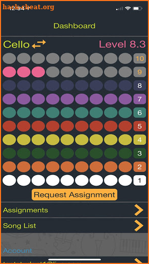 Level Up Music Program screenshot
