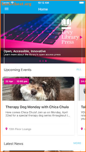 Levy Library Mobile screenshot